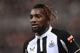 Newcastle United winger Allan Saint-Maximin. 