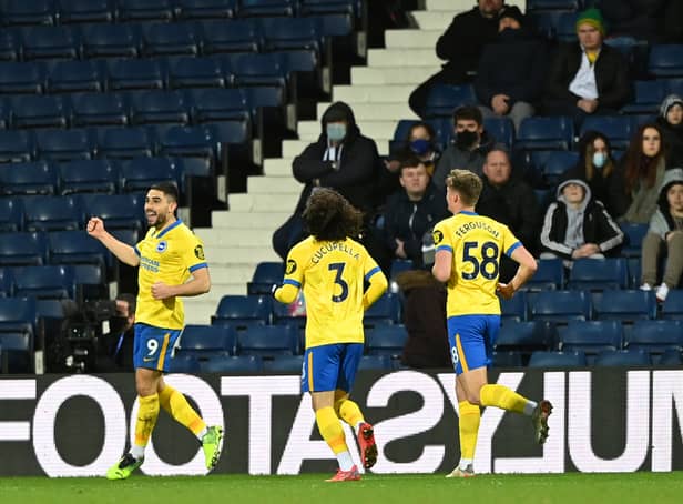 Brighton will play in yellow on Saturday (Image: Getty Images)