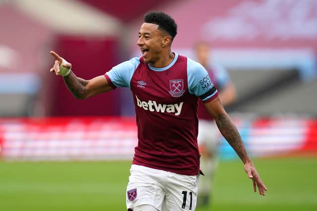 Lingard showed great success during loan spell at the Hammers