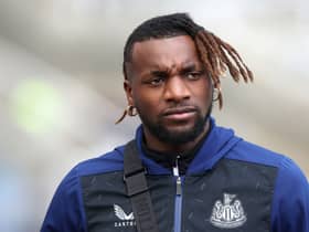 Newcastle United winger Allan Saint-Maximin. 