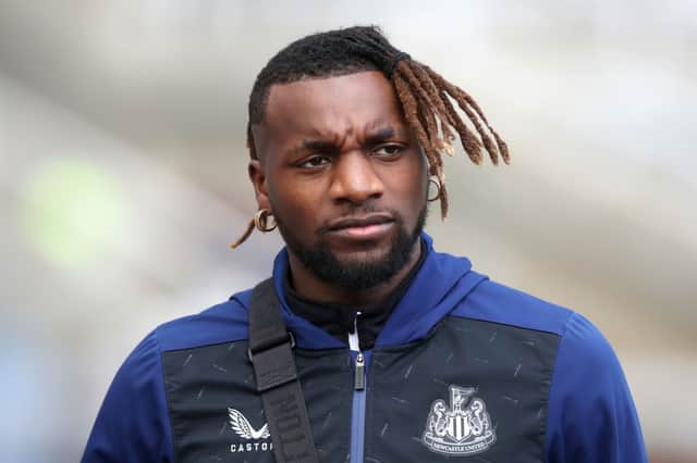 <p>Newcastle United winger Allan Saint-Maximin. </p>