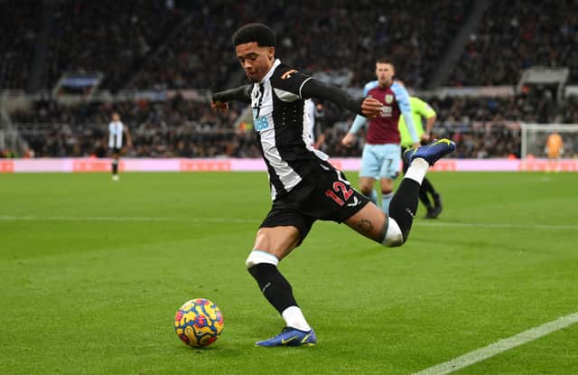 Newcastle United left-back Jamal Lewis. 