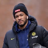  Reece James of Chelsea arrives at the stadium prior to the Premier League match (Photo by Lewis Storey/Getty Images)