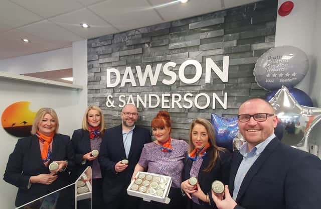 The Dawson & Sanderson team say winning the award is ‘fabulous'