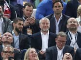 Chelsea owner, Roman Abramovich is seen in the stands during the UEFA Europa League Final between Chelsea and Arsenal at Baku Olimpiya Stadionu on May 29, 2019 in Baku, Azerbaijan.