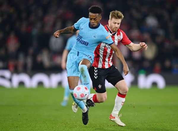 Newcastle United midfielder Joe Willock. 