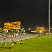 Signage on the Tyne Tunnel (Image: TT2)