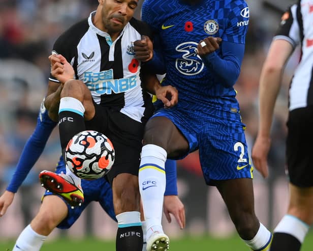 Callum Wilson battles with Antonio Rudiger (Image: Getty Images)