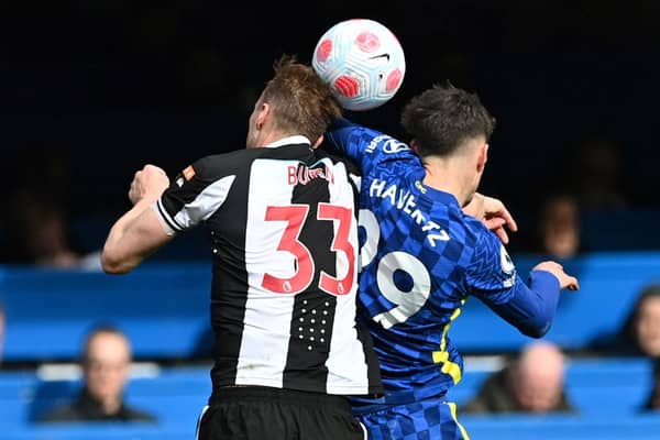 Newcastle United defender Dan Burn. 