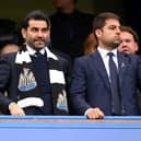 Newcastle United co-owners Mehrdad Ghodoussi and Jamie Reuben. 