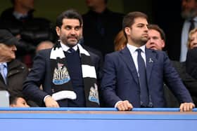 Newcastle United co-owners Mehrdad Ghodoussi and Jamie Reuben. 