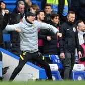 Chelsea manager Thomas Tuchel celebrated his side’s winner in front of the Newcastle United dugout.