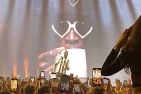 Stormzy poses in a Newcastle shirt (Image: Twitter @MichaelArma1997)