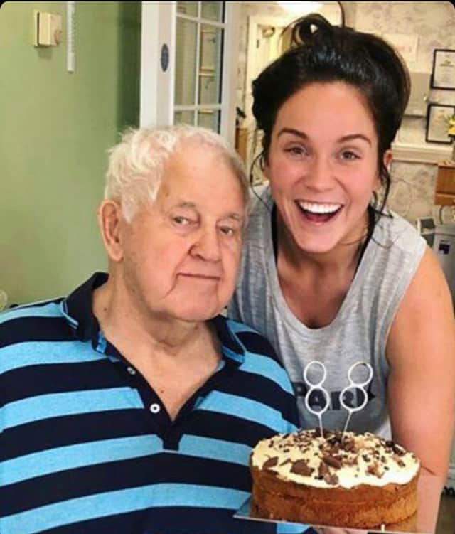 Vicky and her grandad