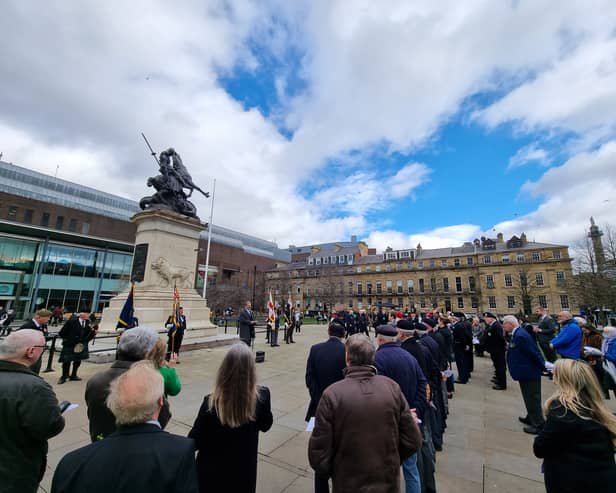 A ceremony will take place at Old Eldon Square.