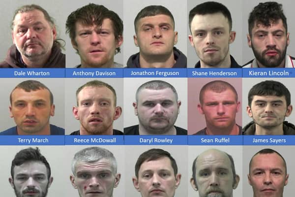 Police want help finding these men (Image: Northumbria Police)