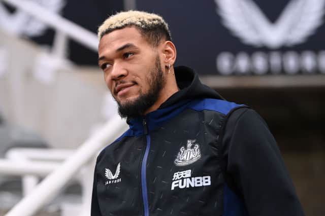 Newcastle United star Joelinton starts against Everton.  (Photo by Stu Forster/Getty Images)