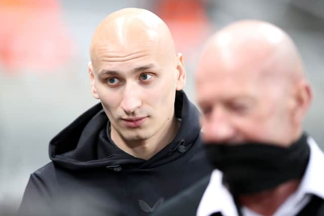 Newcastle United midfielder Jonjo Shelvey. 