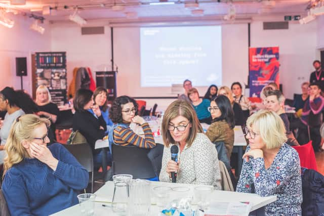 A talk taking place at the 2020 festival (Pic credit: Marion Botella)