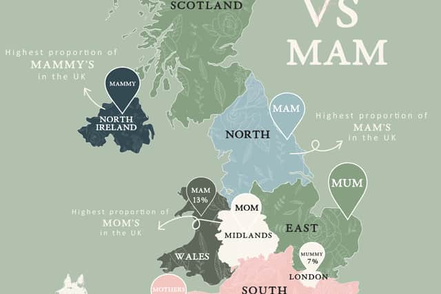 Research shows what different terms for mother are used in the UK (Image: Fentimans)