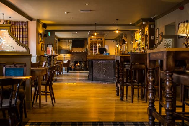 The pub prides itself on its cosy atmosphere