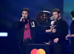 Sam Fender shouted out the charity as he collected his Brit Award earlier this year (Image: Getty Images)