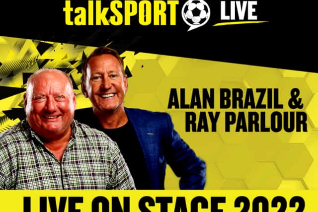Alan Brazil and Ray Parlour will host a show in Newcastle