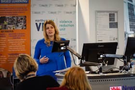North East Crime Commissioner Kim McGuinness has spoken out against domestic abuse and says businesses can do more to support victims