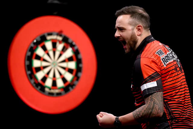 Joe Cullen (pictured) won the night in Rotterdam - and will face beaten world finalist Michael Smith in Manchester