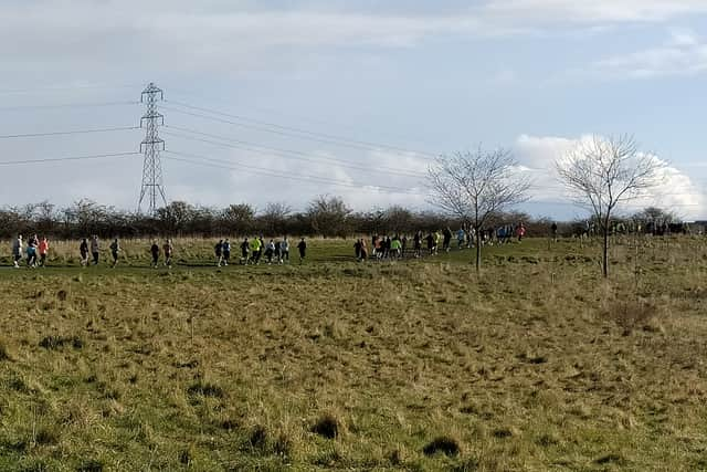 parkrun participants in Rising Sun Country Park on Saturday (Image: Facebook @risingsunparkrun)