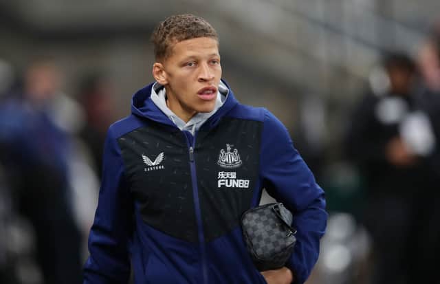 Newcastle United striker Dwight Gayle.