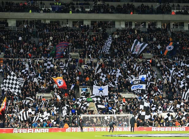 <p>Wor Flags at St. James’ Park (Image: Getty Images)</p>