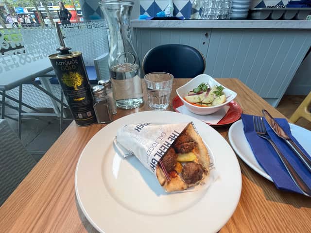 The restaurant prioritises proper Greek food