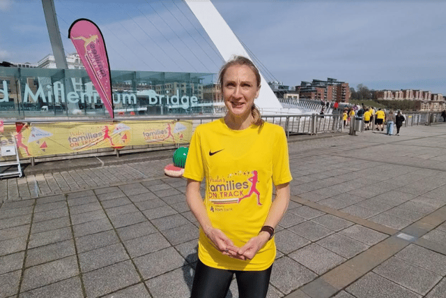 <p>Paula Radcliffe at the launch event on Thursday</p>