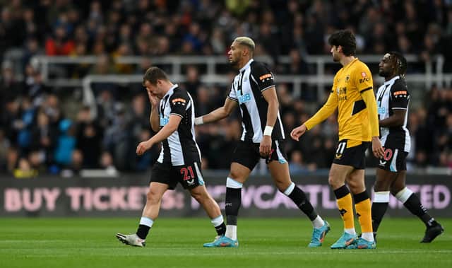 Newcastle United winger Ryan Fraser.