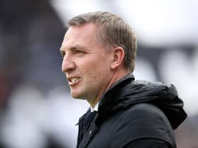 Leicester City manager Brendan Rodgers. 