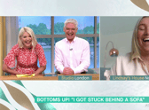 Lindsay saw the funny side with Philip and Holly (Image: ITV)