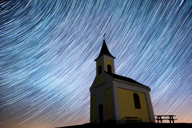 Lyrid Meteor Shower over Austrai in April 2021