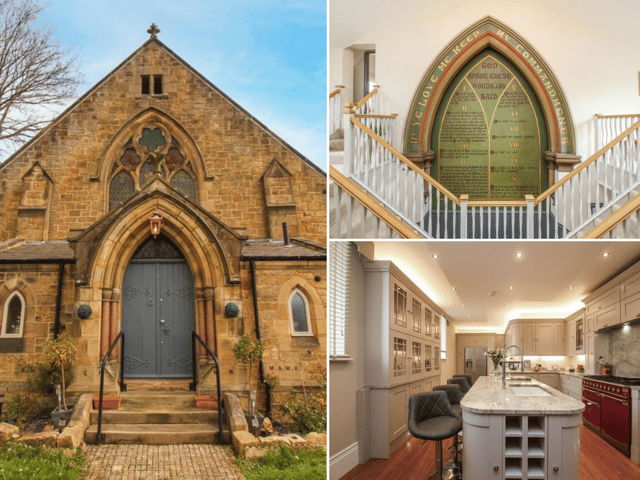 This church has had an astonishing transformation (Image: Rightmove)