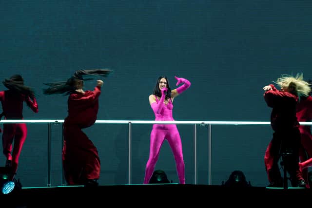 Dua Lipa stormed Newcastle’s Utilita Arena for her delayed Future Nostalgia tour