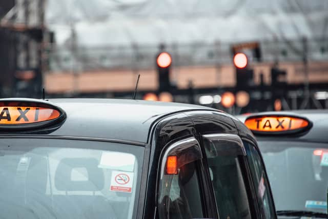 The cabbie informed staff at the bank branch, who quickly intervened