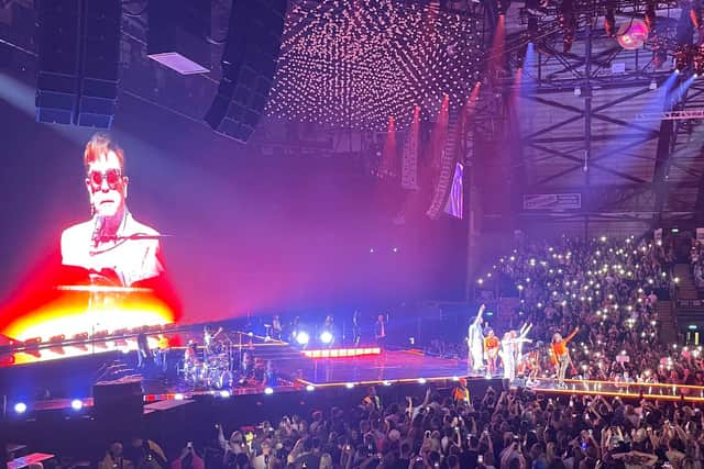 Elton John made for a surprise inclusion in the long-awaited Future Nostalgia tour
