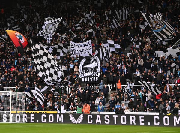 Wor Flags are known for their St. James’ Park displays (Image: Getty Images)