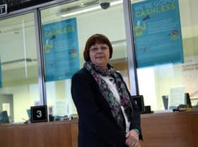 Joyce McCarty, deputy council leader at Newcastle City Council.  Newcastle City Council are cutting their paypoints and people will now have to pay online or in shops.