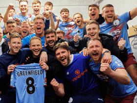Gateshead celebrate their National League North title win