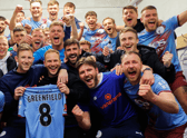 Gateshead celebrate their National League North title win