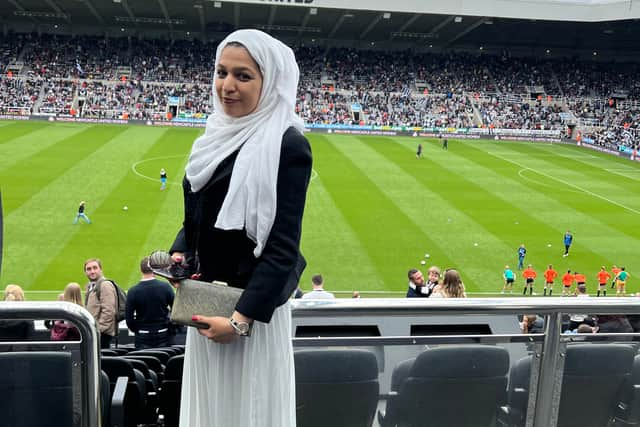 Shareen Qureshi watched Newcastle United play Liverpool