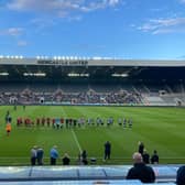 Newcastle United under-23s in Northumberland Senior Cup final action. 