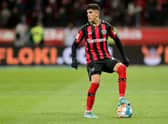 Bayer Leverkusen defender Piero Hincapie.  