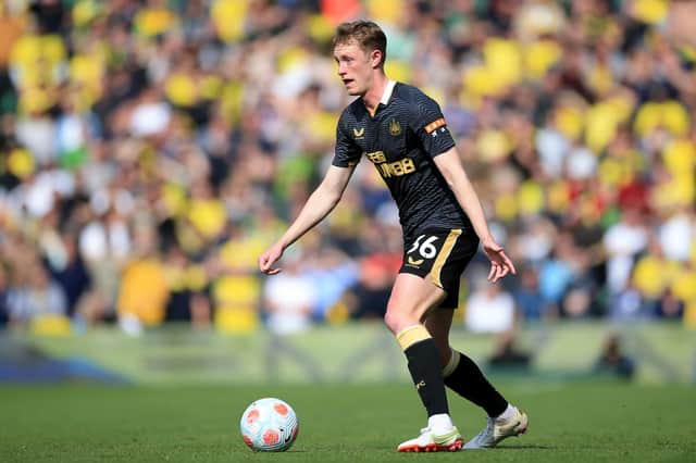 Newcastle United midfielder Sean Longstaff. 